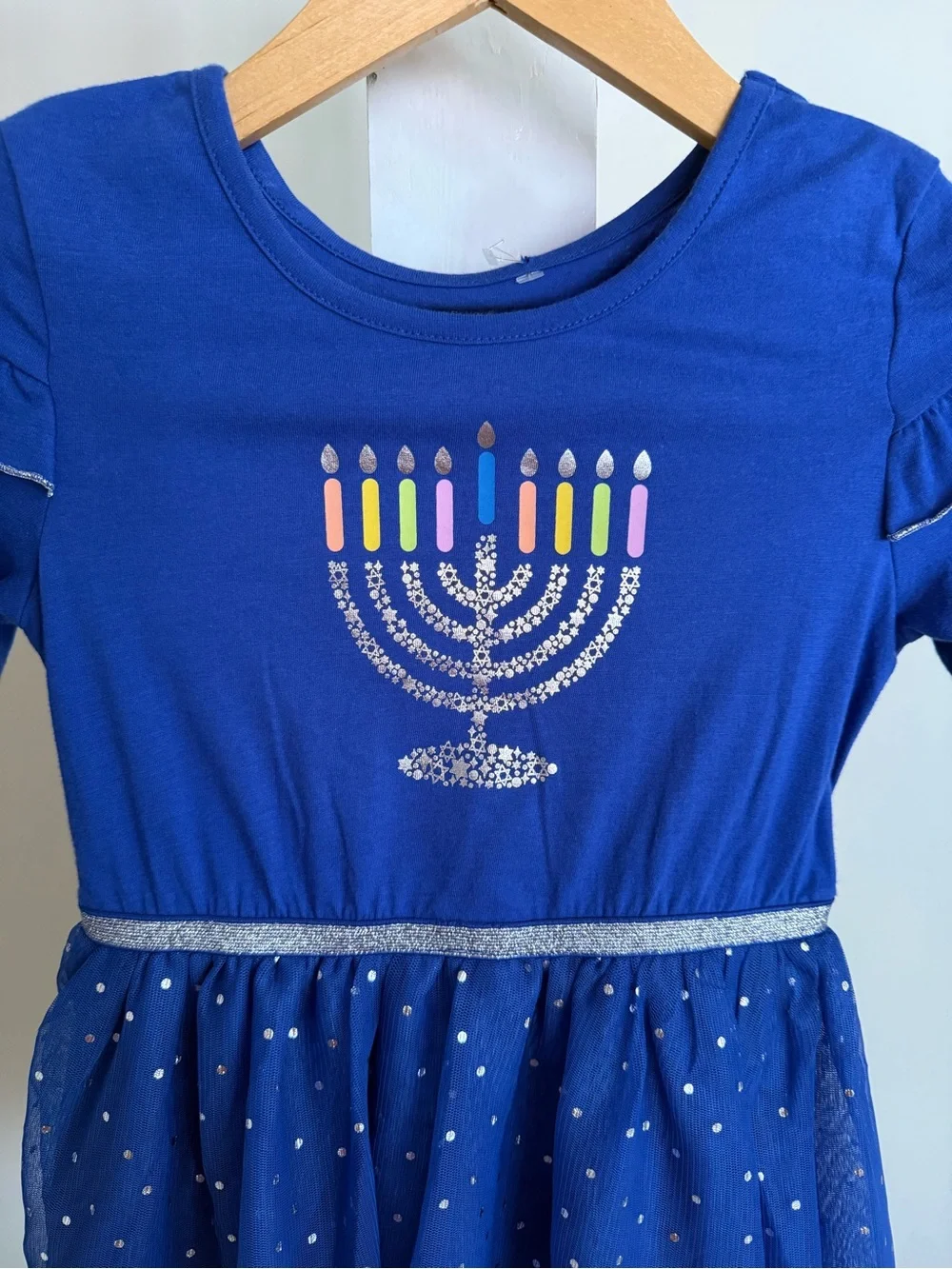 NWT Cat & Jack Hanukkah Tutu Dress